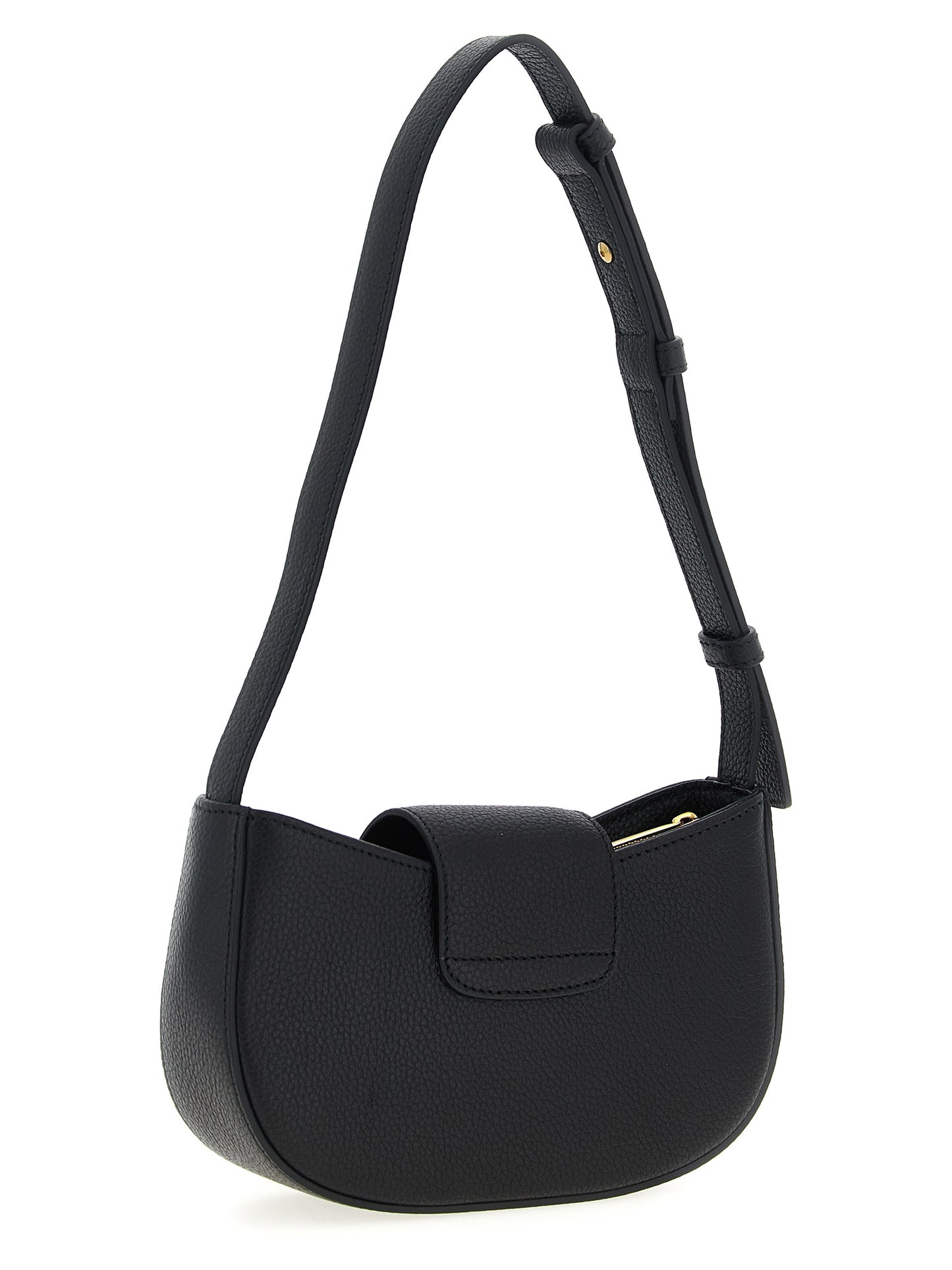 Ferragamo Black Calfskin Shoulder Bag