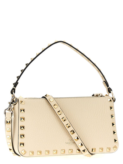 Valentino Garavani White Calfskin Shoulder Bag