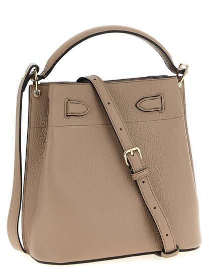 Mulberry Gray Calfskin Crossbody Bag
