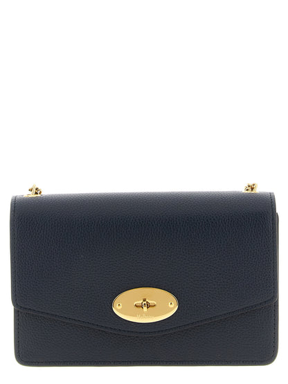 Mulberry Blue Calfskin Crossbody Bag