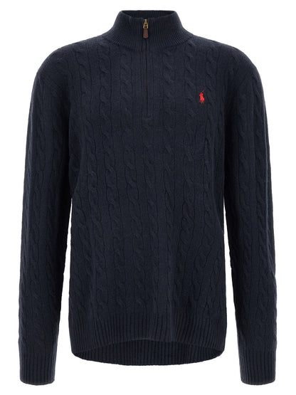 Polo Ralph Lauren Blue Wool Cardigan
