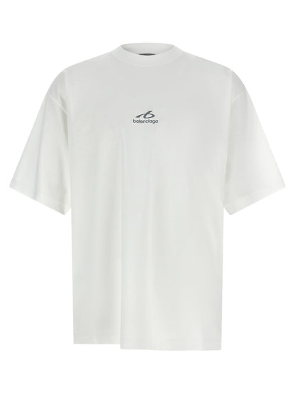 Balenciaga White Cotton T-Shirt