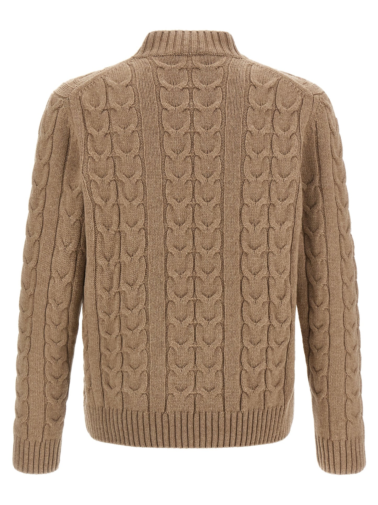 ZANONE Beige Virgin Wool Cardigan