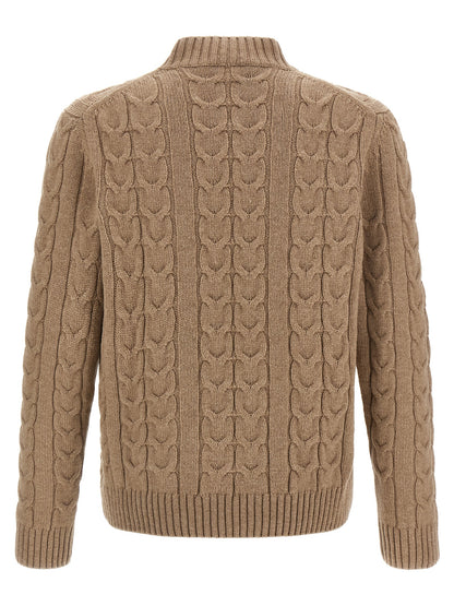 ZANONE Beige Virgin Wool Cardigan