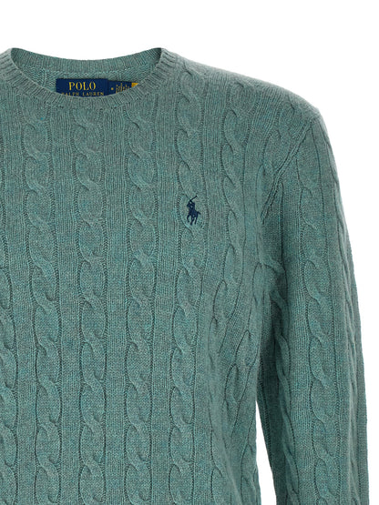 Polo Ralph Lauren Bicolor Wool Cardigan