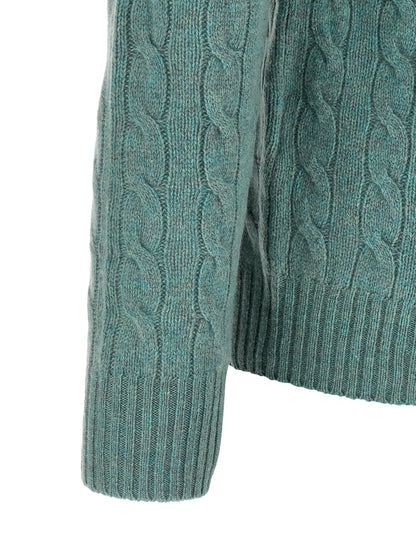 Polo Ralph Lauren Bicolor Wool Cardigan