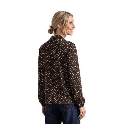 Street One Brown Viscose Blouse