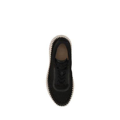 Chloé Women's Athletic Nylon Polyester & Cotton Sneakers - Black Monogram