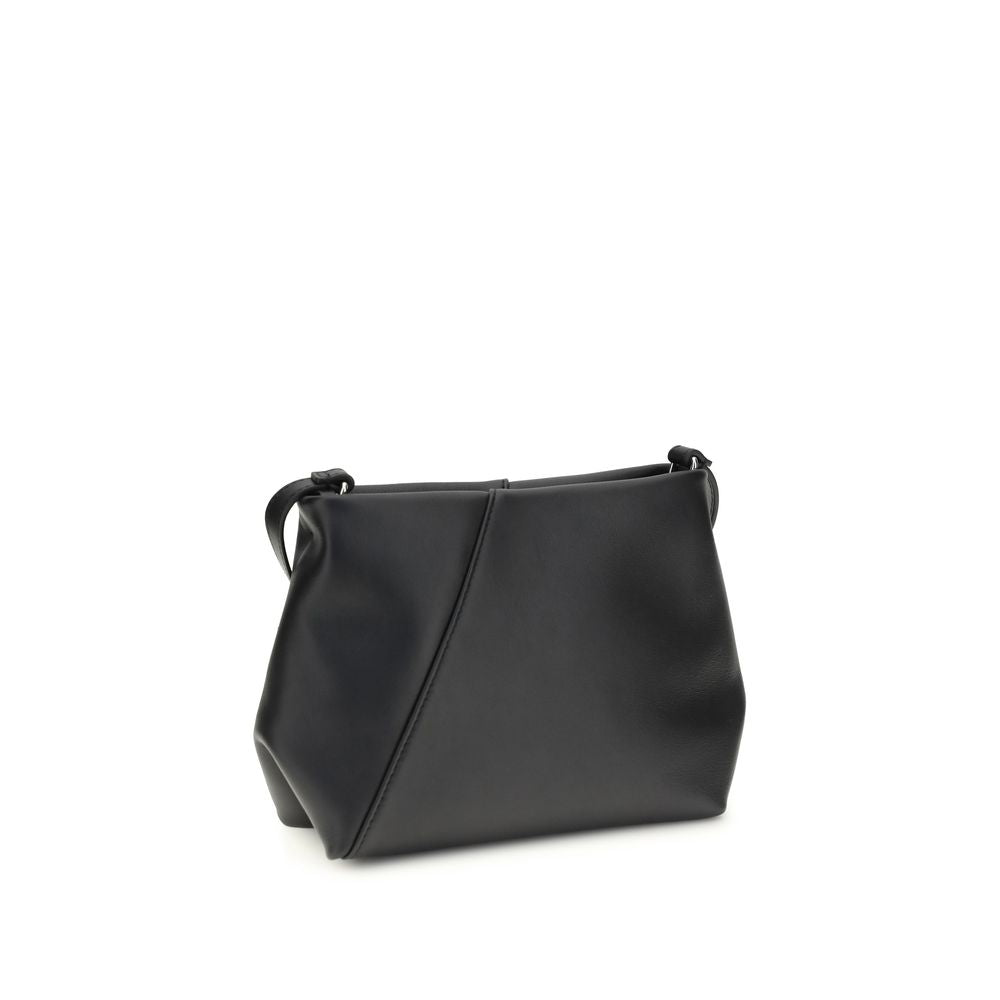 Shoulder Bag by MM6 for women in bos taurus calf leather black, white & signature features an effortlessly chic silhouette with a secure , ample , and versatile shoulder-strap & adjustable-strap for effortlessly chic everyday luxury.