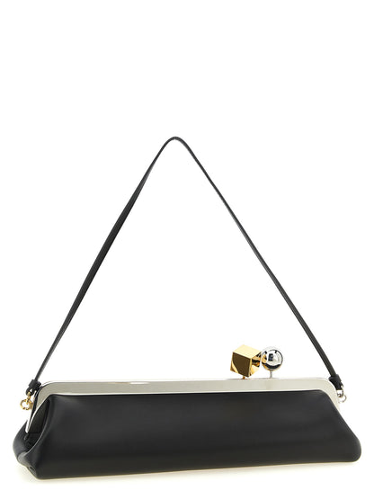 Jacquemus Black Lamb Leather Clutch Bag