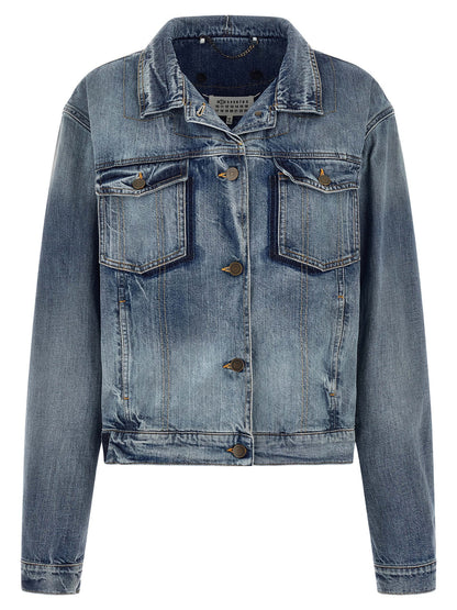 Maison Margiela Blue Cotton Denim Jacket