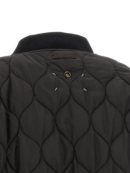 Maison Margiela Brown Polyamide Bomber