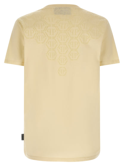 Philipp Plein Beige Cotton T-Shirt