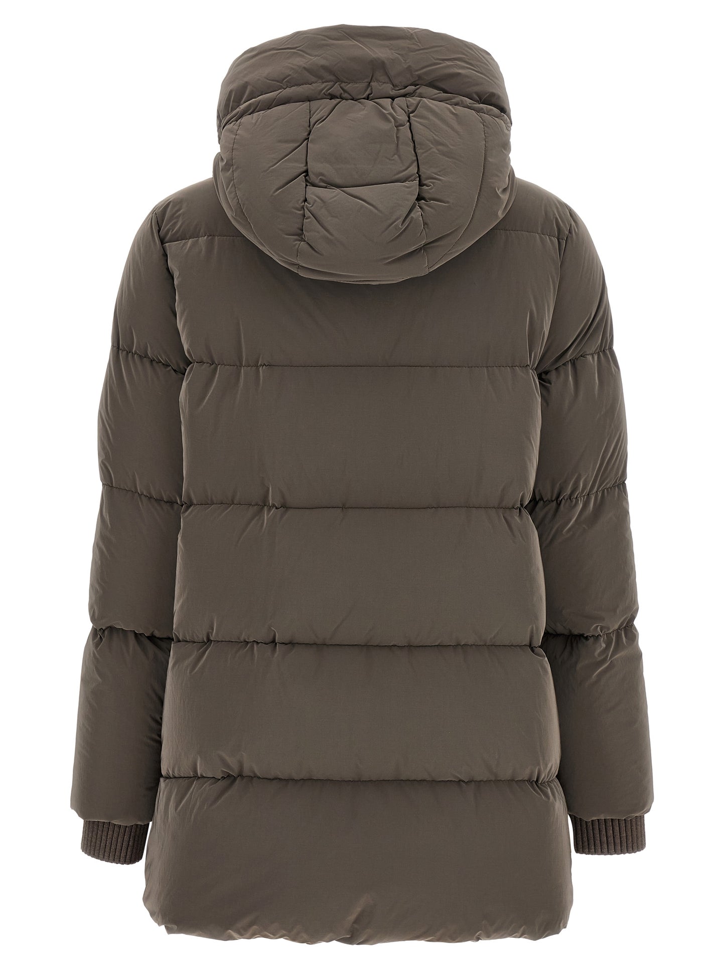 MooRER Brown Wool Full-Length Jacket