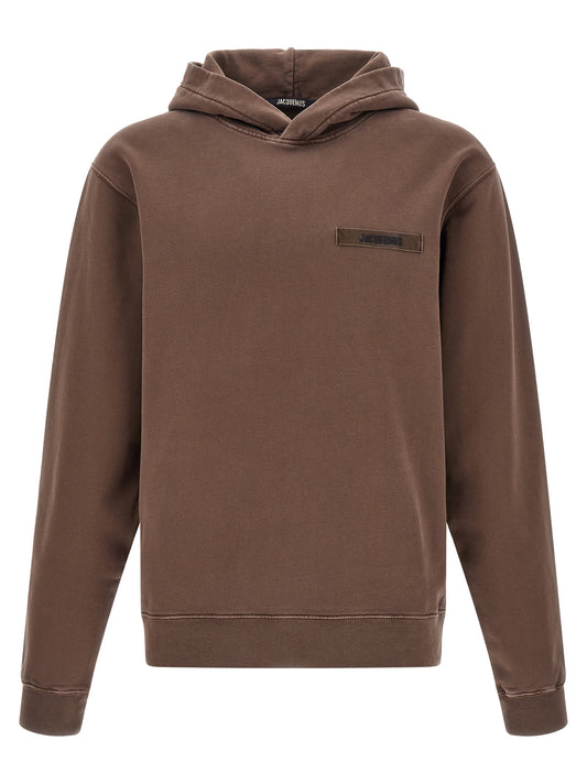 Jacquemus Brown Cotton Sweatshirt