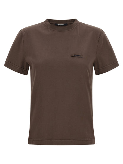 Jacquemus Brown Cotton T-Shirt