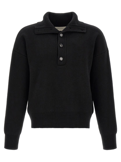 Ami Paris Black Wool Cardigan