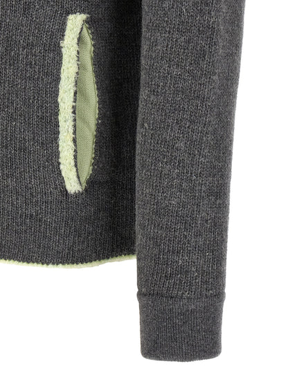 Diesel Gray Wool Sweatshirt