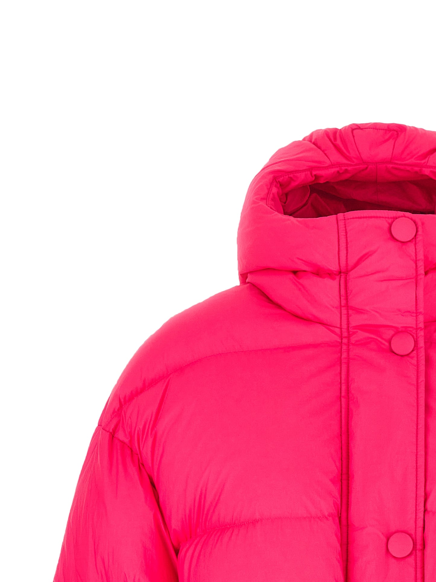 IENKI IENKI Fuchsia Nylon Full-Length Jacket