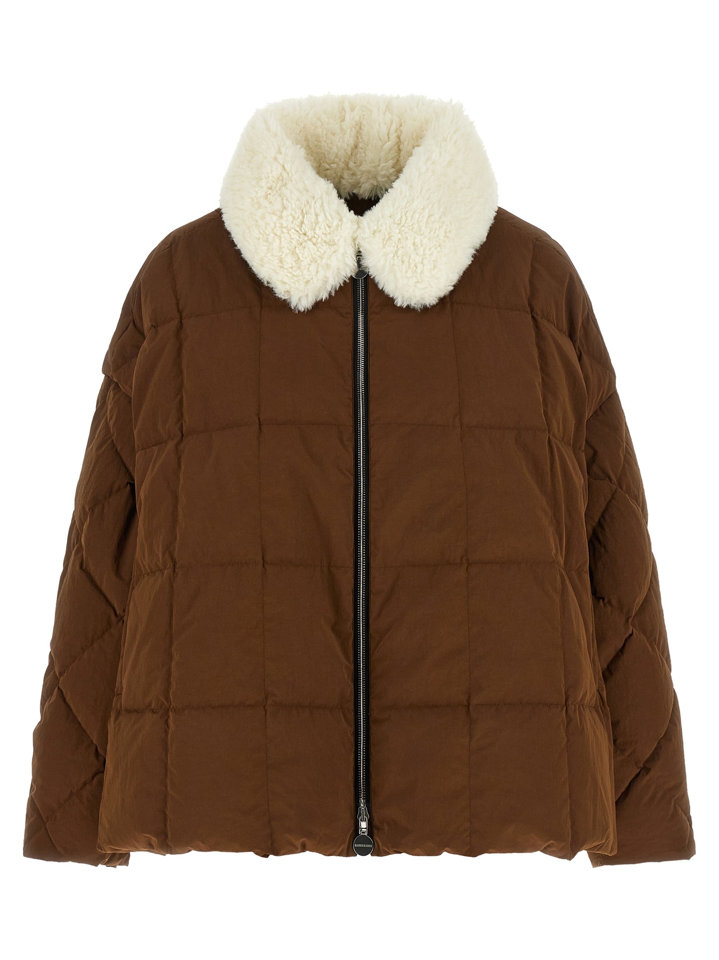 IENKI IENKI Brown Polyester Full-Length Jacket