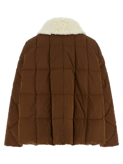 IENKI IENKI Brown Polyester Full-Length Jacket