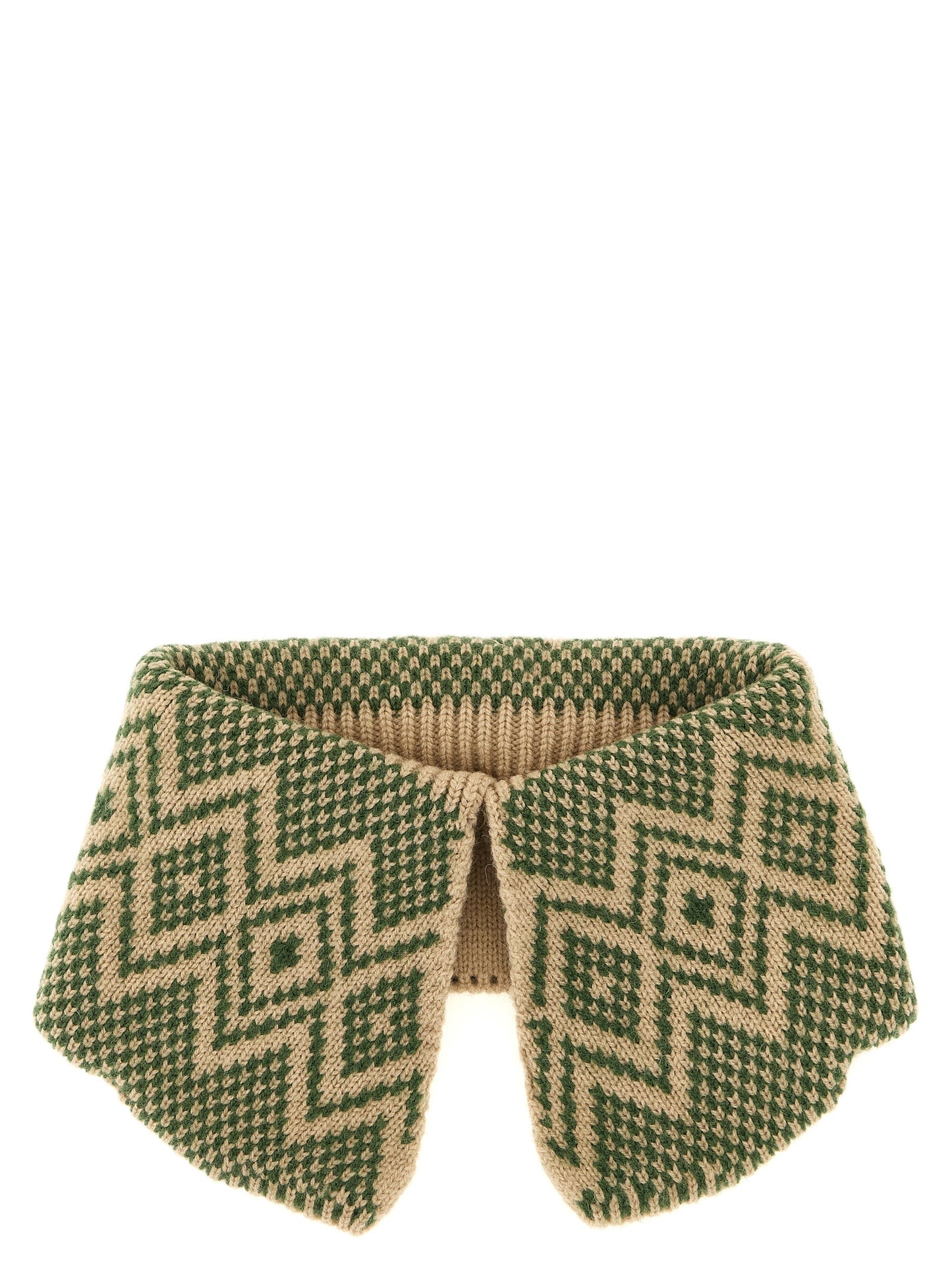 Dries Van Noten Beige Wool Scarf