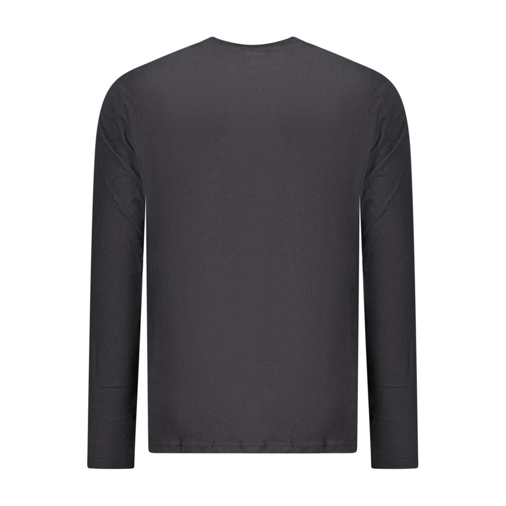 Activewear T-Shirt by Norway 1963 for men in cotton black features a dynamic silhouette with and enhanced by functional .