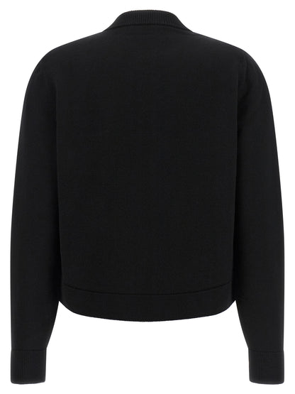Moncler Black Polyester Cardigan