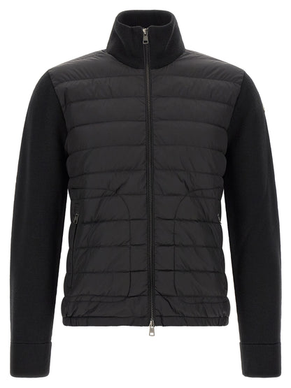 Moncler Black Polyamide Cardigan