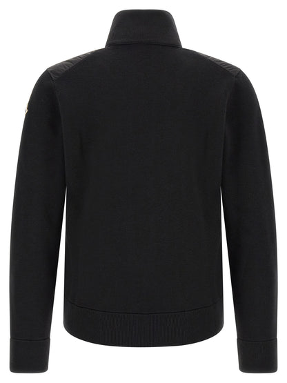 Moncler Black Polyamide Cardigan