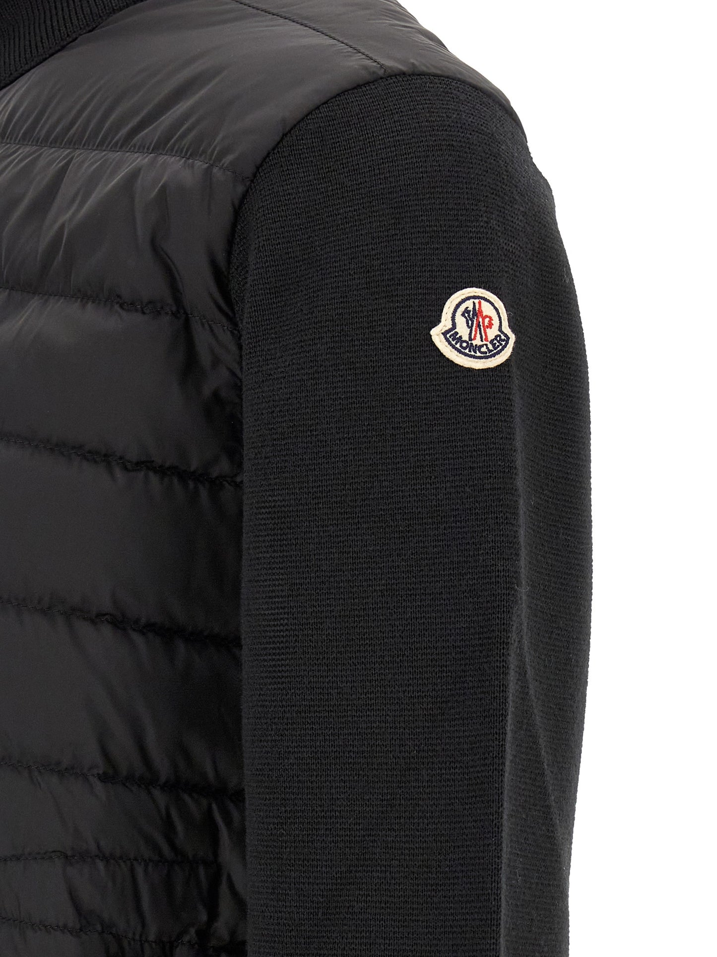 Moncler Black Polyamide Cardigan