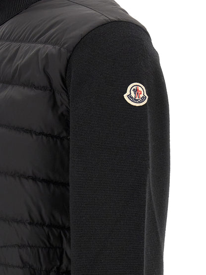 Moncler Black Polyamide Cardigan