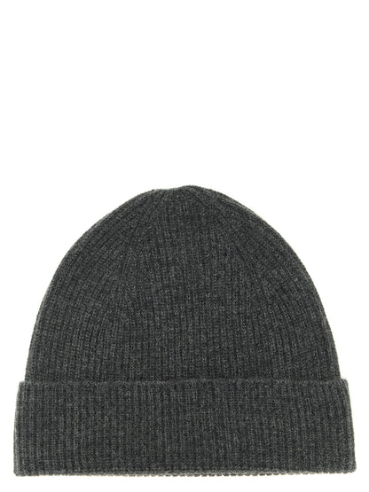 Ballantyne Gray Cashmere Beanie