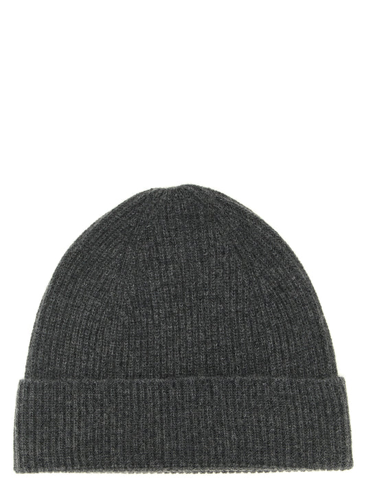 Ballantyne Gray Cashmere Beanie