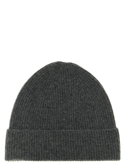 Ballantyne Gray Cashmere Beanie