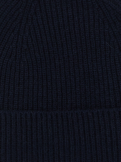 Ballantyne Blue Cashmere Beanie