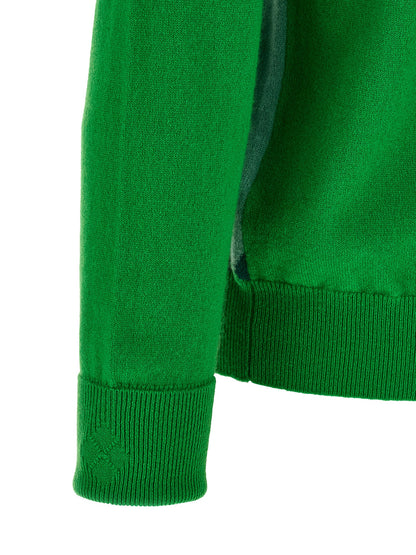 Ballantyne Bicolor Cashmere Cardigan