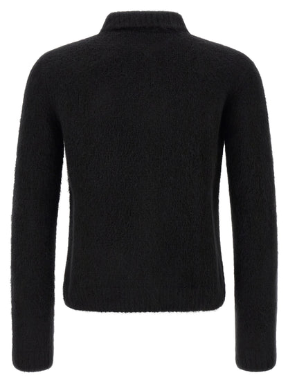 Dries Van Noten Black Wool Cardigan