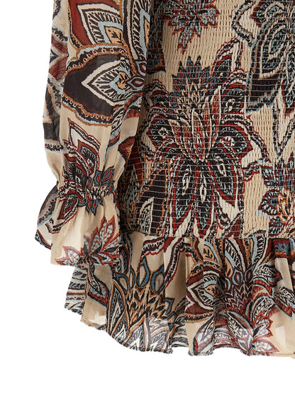 FARM RIO Multicolor Viscose Short Dress