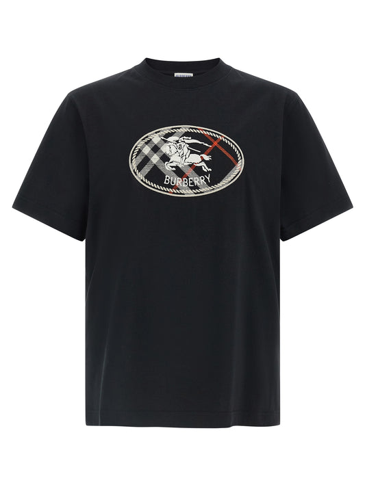 Burberry Black Cotton T-Shirt