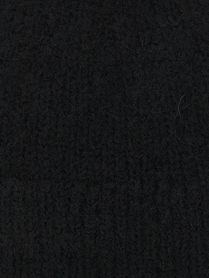 Dries Van Noten Black Wool Beanie