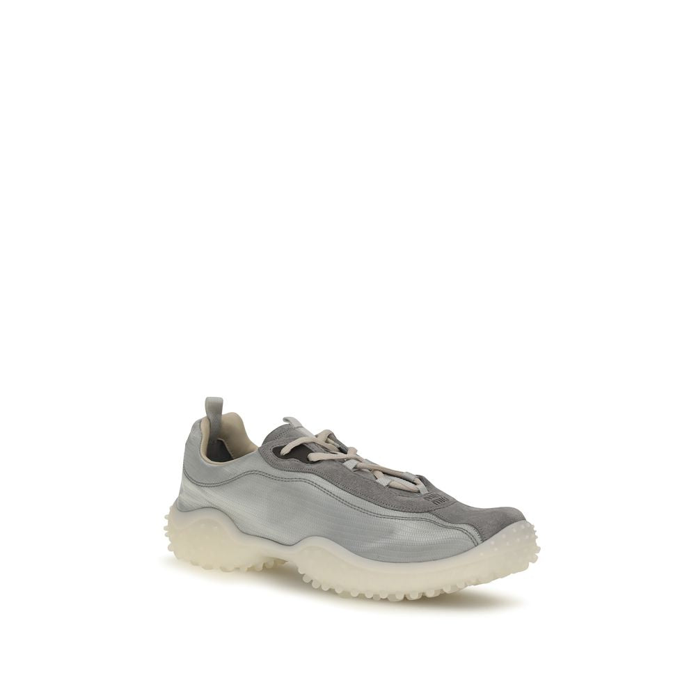 Sneakers by Miu Miu for women in polyamide suede leather gray & signature features an versatile design from the Women's Chunky Polyamide Suede Leather Sneakers collection, highlighting a versatile chunky style for a premium, high-fashion look.