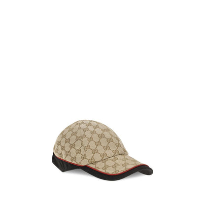 Baseball Cap by Gucci for men in polyamide polyester & cotton beige presents a tailored silhouette, perfectly capturing the essence of Gg Polyamide Polyester & Cotton Baseball Cap with its tailored finish and superior craftsmanship.