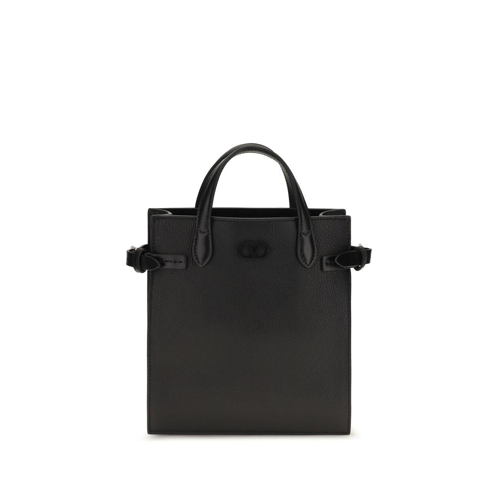 Small 2-in-1 Shoulder & Crossbody Bag by Valentino Garavani for men in bos taurus grained & suede calf leather black & palladium features an effortlessly chic silhouette with a secure , ample , and versatile crossbody-strap, shoulder-strap, adjustable-strap & handle for effortlessly chic everyday luxury.