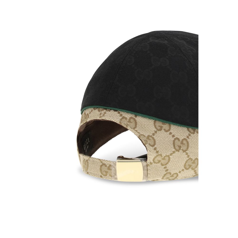 Baseball Cap by Gucci for men in polyamide polyester & cotton black presents a tailored silhouette, perfectly capturing the essence of Gg Polyamide Polyester & Cotton Baseball Cap with its tailored finish and superior craftsmanship.