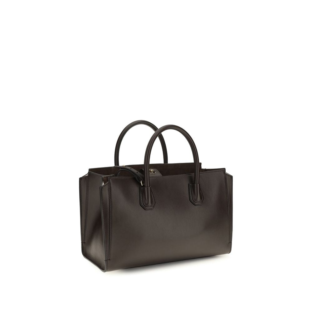 Small 2-in-1 Shoulder & Crossbody Bag by Givenchy for women in bos taurus grained & suede calfskin leather brown, gold & signature features a distinguished silhouette, showcasing a secure magnetic and distinguished with versatile crossbody-strap, shoulder-strap, detachable-strap & handle for a distinguished finish.
