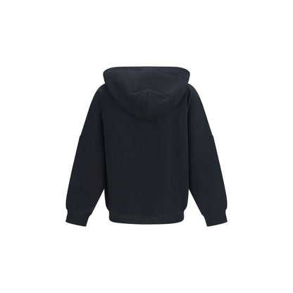 Sweatshirt Hoodie by Vivienne Westwood for men in cotton black & signature features a edgy silhouette, detailed with a edgy hooded neckline and for a refined finish.