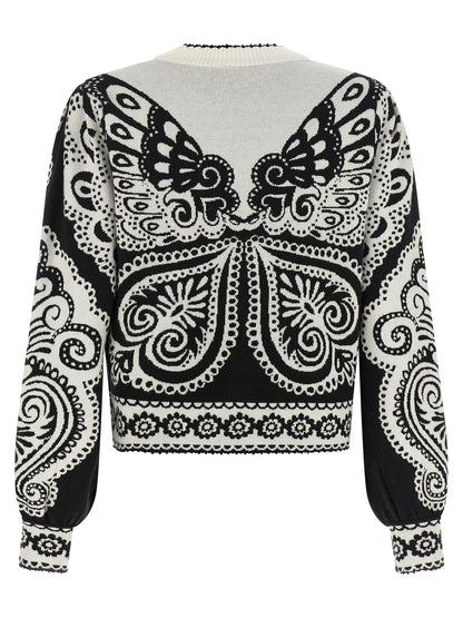 FARM RIO Bicolor Polyester Cardigan