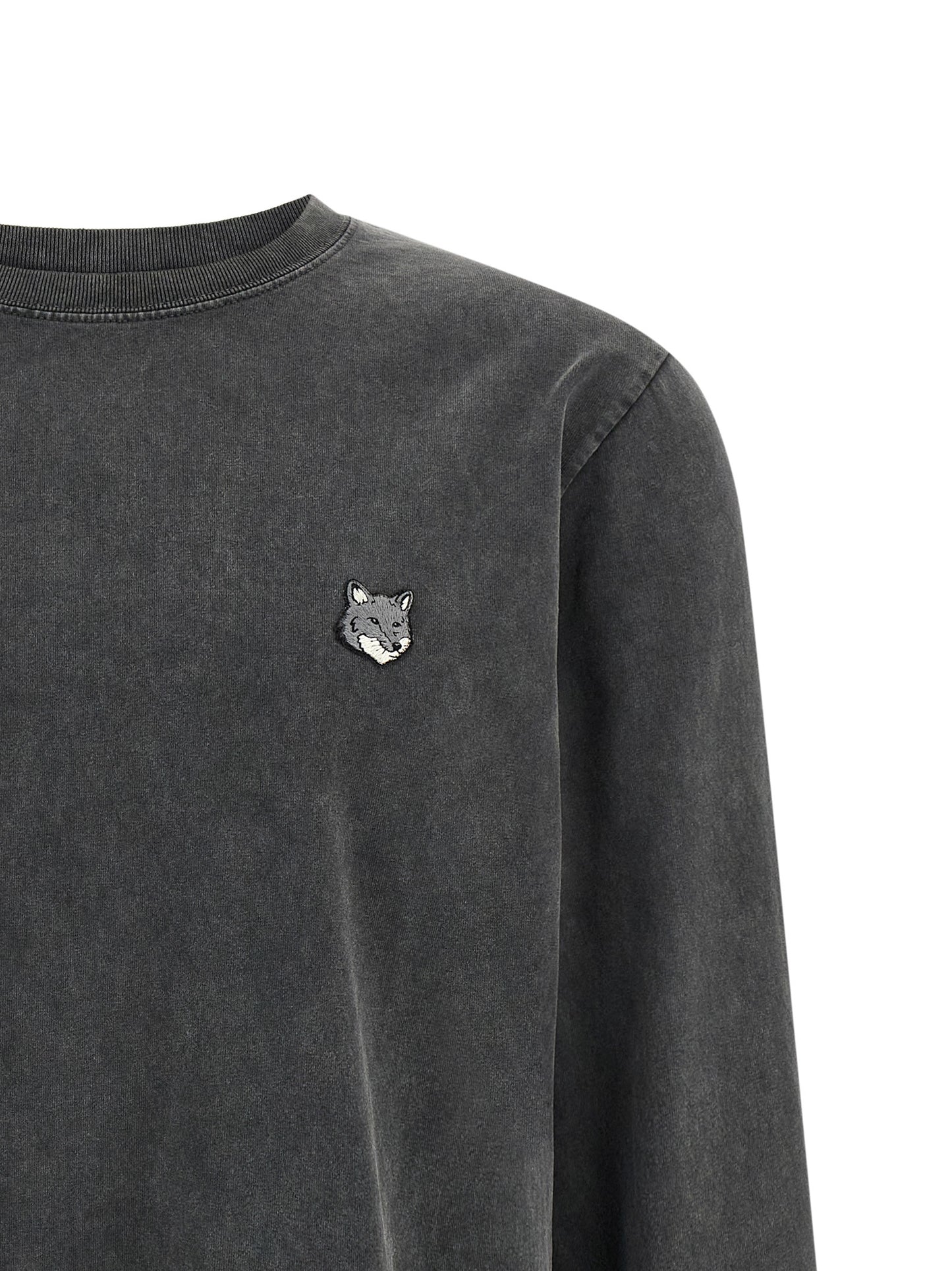 Maison Kitsuné Black Organic Cotton T-Shirt