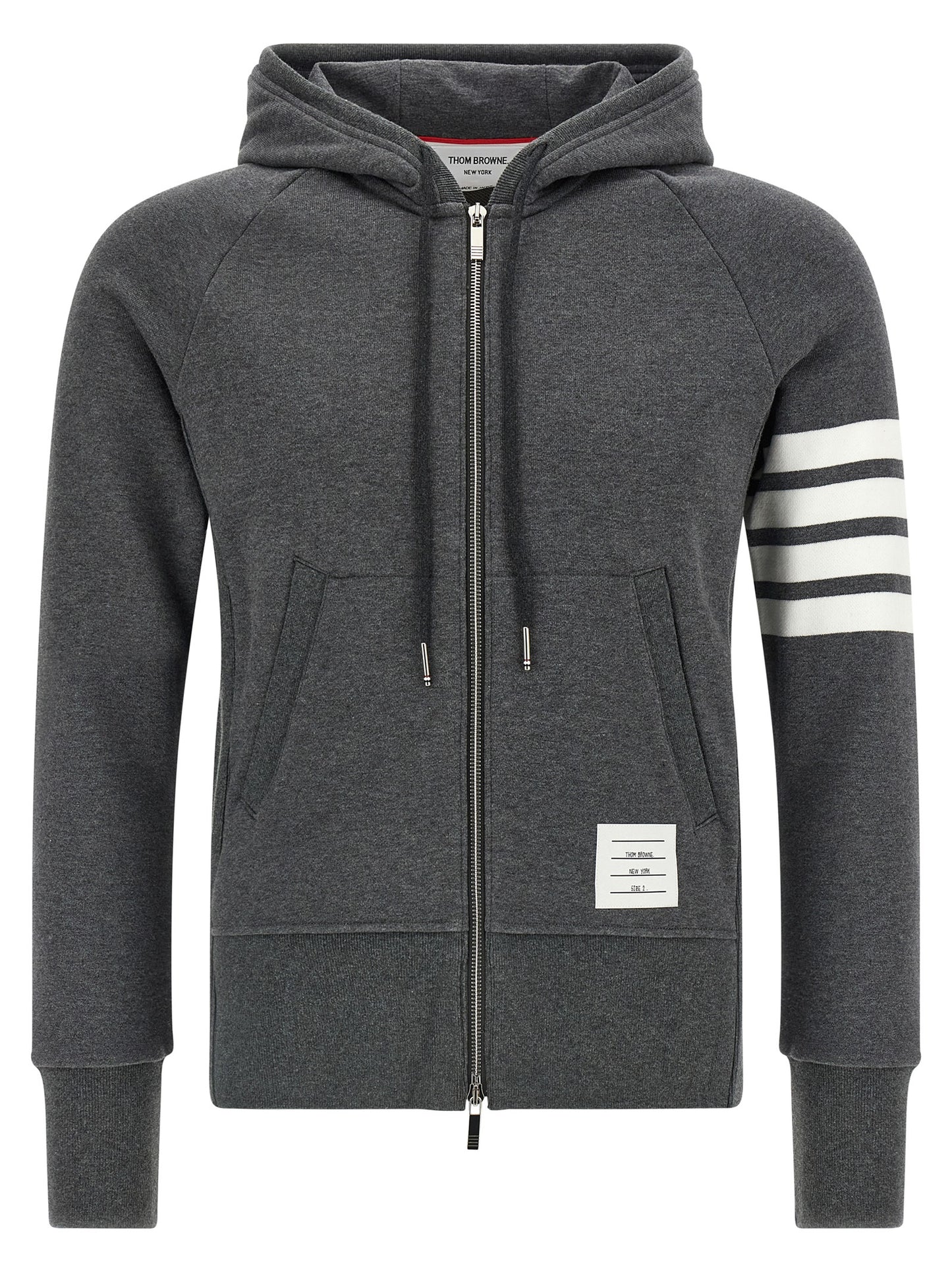 Thom Browne Gray Cotton Sweatshirt